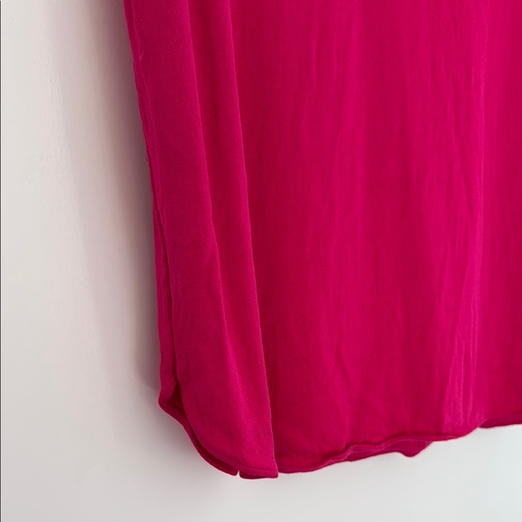 Kate Spade Women's Pink V-Neck Ruffle Sleeve Top M - Picture 8 of 10